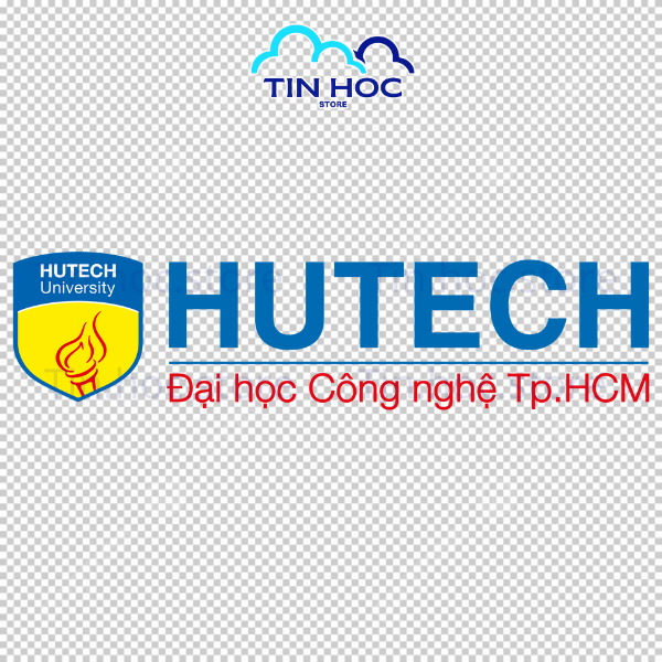 Mẫu logo Hutech cho website thường có phiên bản nằm ngang để phù hợp với thanh menu