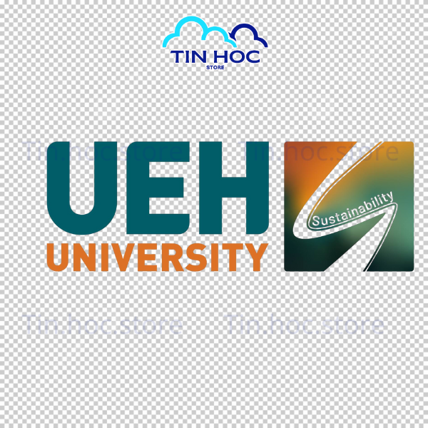 Mẫu logo UEH phong cách hiện đại giúp nâng tầm giá trị thẩm mỹ