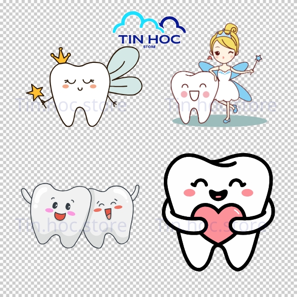 Mẫu răng vector chất lượng cao miễn phí