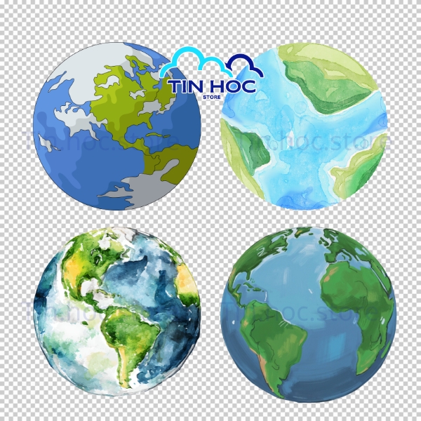 Mẫu trái đất vector biểu tượng toàn cầu doanh nghiệp