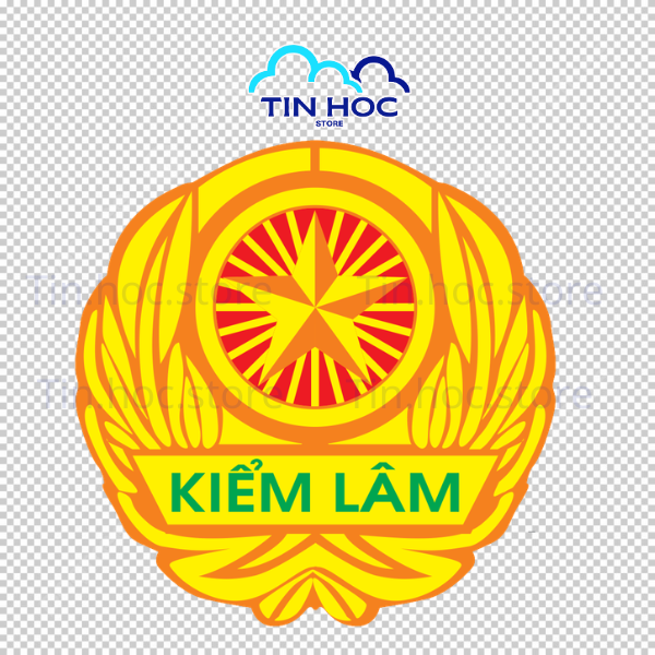 Mẫu logo kiểm lâm vector sắc nét giúp các nhà thiết kế dễ dàng tùy chỉnh kích thước