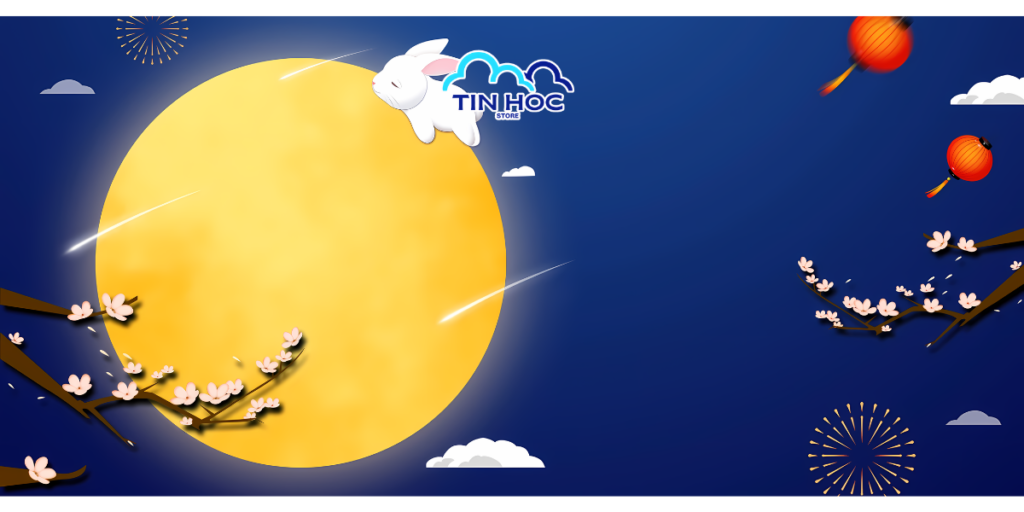 Mẫu background Trung Thu khổ lớn in bạt Hiflex, độ phân giải cao cho chất lượng in sắc nét