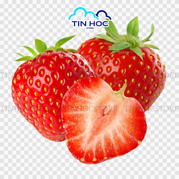 Background Dâu Tây Vector Tươi Ngon Mắt