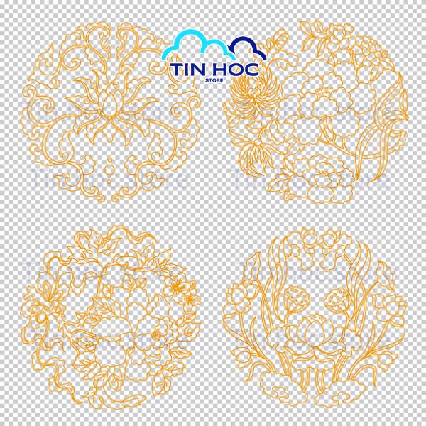 Mẫu partten hoa sen vector đẹp Mẫu partten hoa sen vector đẹp