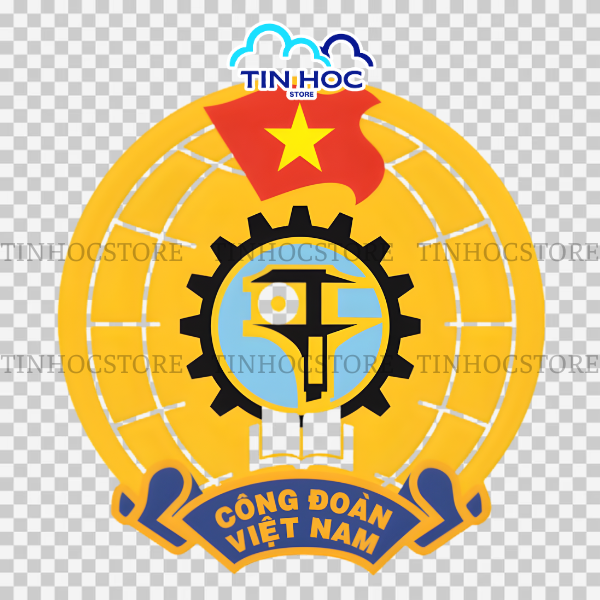 Mẫu logo công đoàn việt nam png tách nền miễn phí