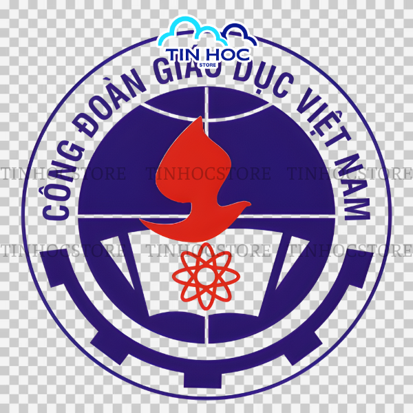 Mẫu vector logo công đoàn giáo dục Việt Nam file PNG tách nền