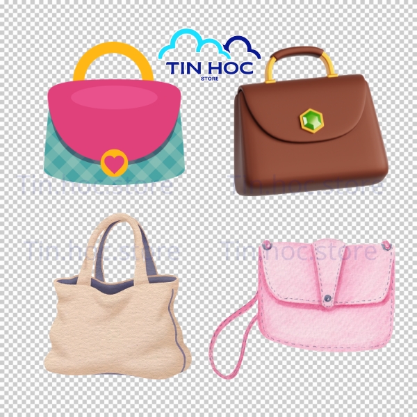 Mẫu túi xách vector đơn giản mà đẹp