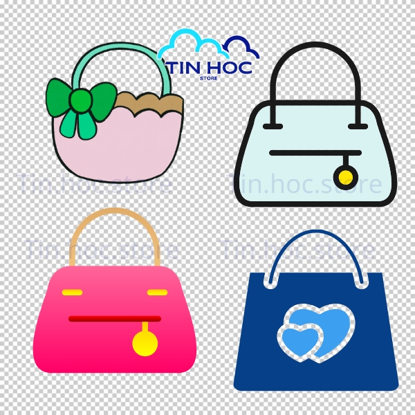 Mẫu túi xách vector sang chảnh cho nữ