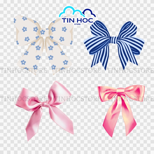 Mẫu cái nơ vector 3D đẹp mắt và ấn tượng