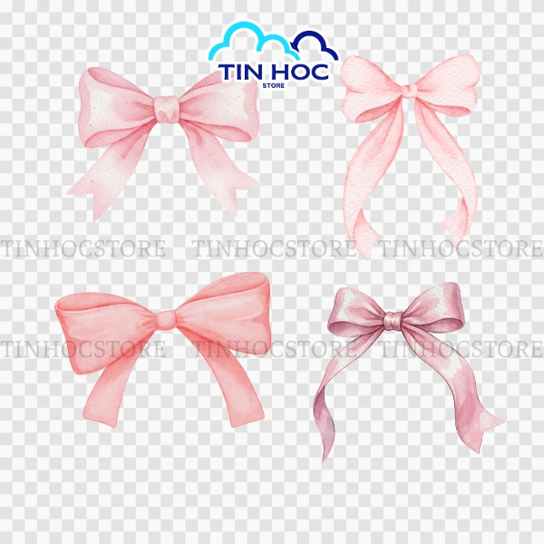 Bộ sưu tập mẫu cái nơ vector dễ thương chất lượng cao