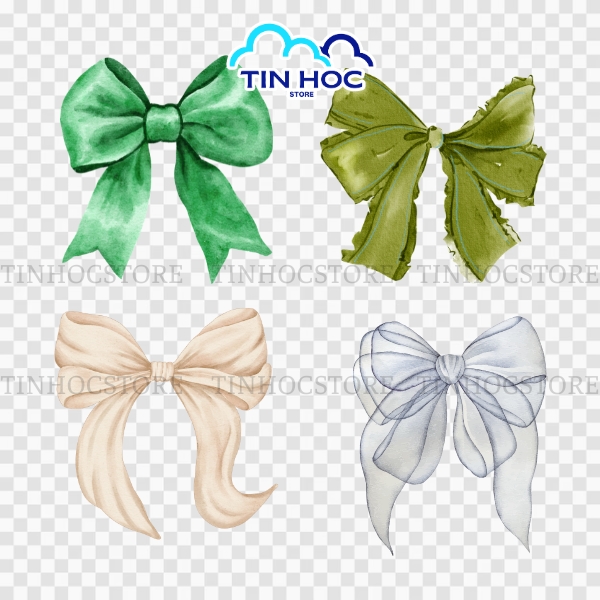 Tổng hợp mẫu cái nơ vector sang trọng cho in ấn