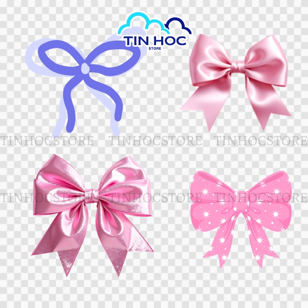 Mẫu cái nơ vector đa dạng kiểu dáng cho mọi dự án thiết kế