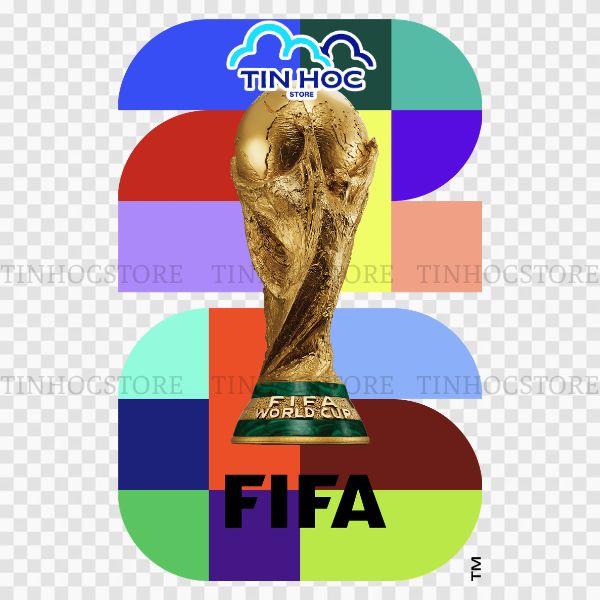 Mẫu logo World Cup 2026 vector này mang đậm phong cách tối giản đầy ấn tượng mới.