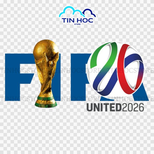 Mẫu logo giải đấu World Cup 2026 vector nền trong suốt hỗ trợ in bạt quảng cáo