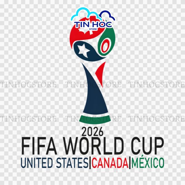 Mẫu logo FIFA World Cup 2026 bản vector sắc sảo luôn tương thích tốt với Illustrator CC