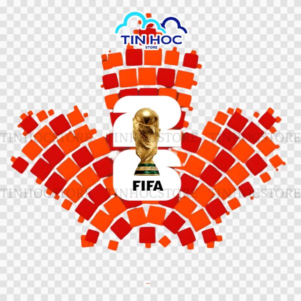 Mẫu biểu tượng World Cup 2026 vector chất lượng cao được chia sẻ rộng rãi